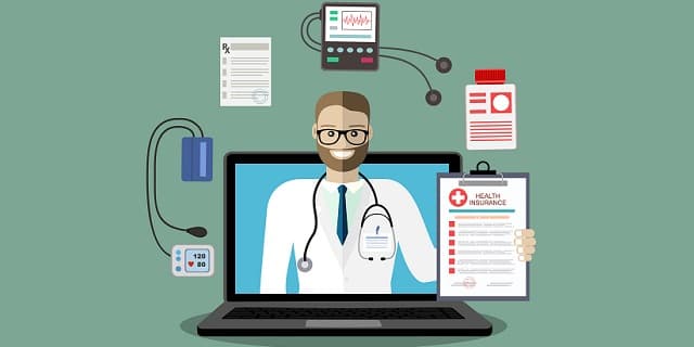 Telehealth services illustration